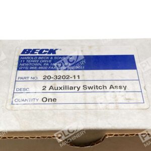 BECK 20-3202-11 2 Auxiliary Switch Assy