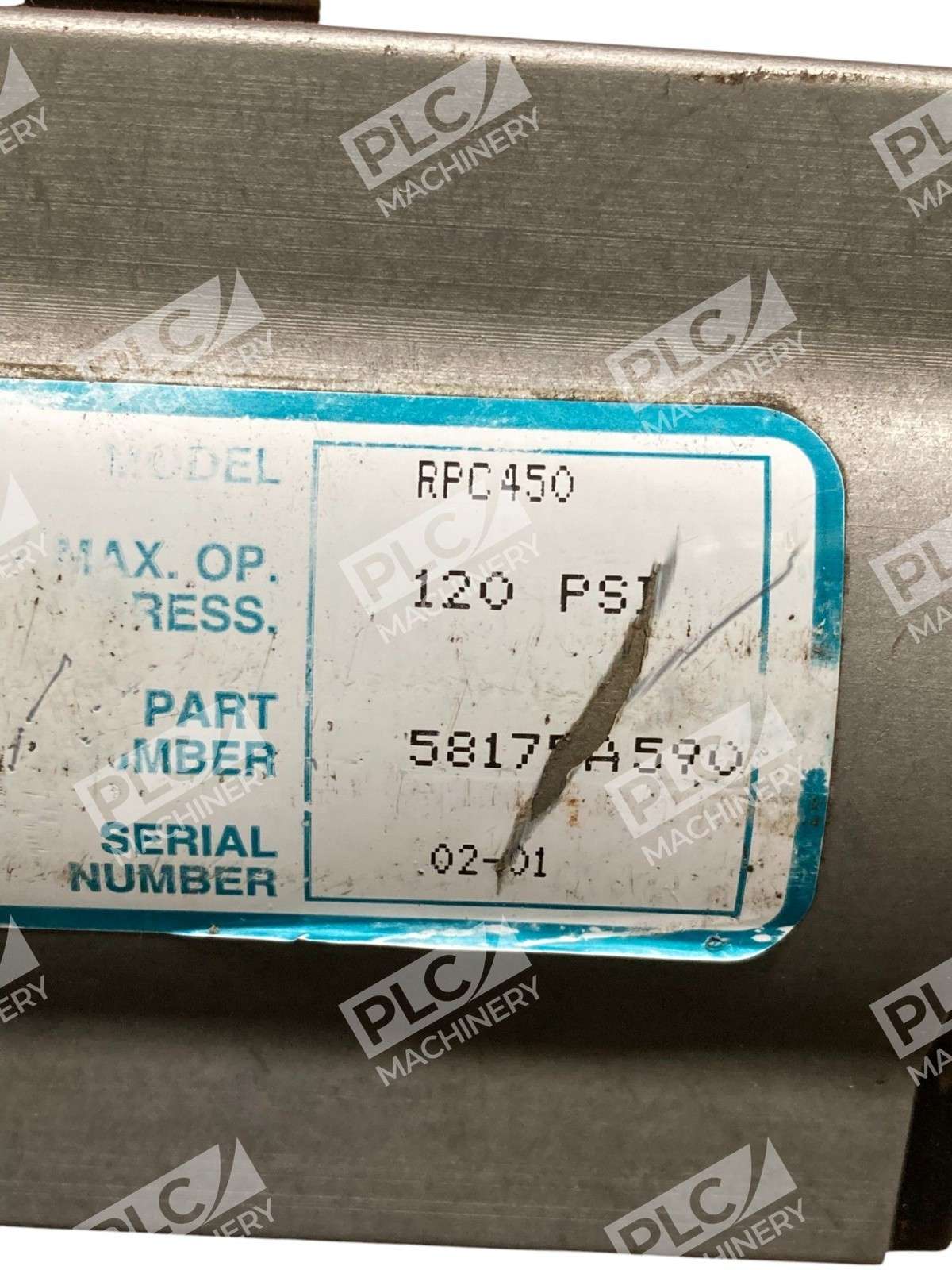 NORRIS 58175A590 120PSI Pneumatic Valve Actuator RPC450