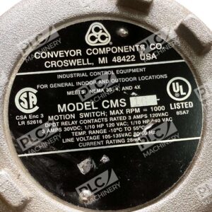 Conveyor Components Co CCC CMS Motion Switch CMS1G