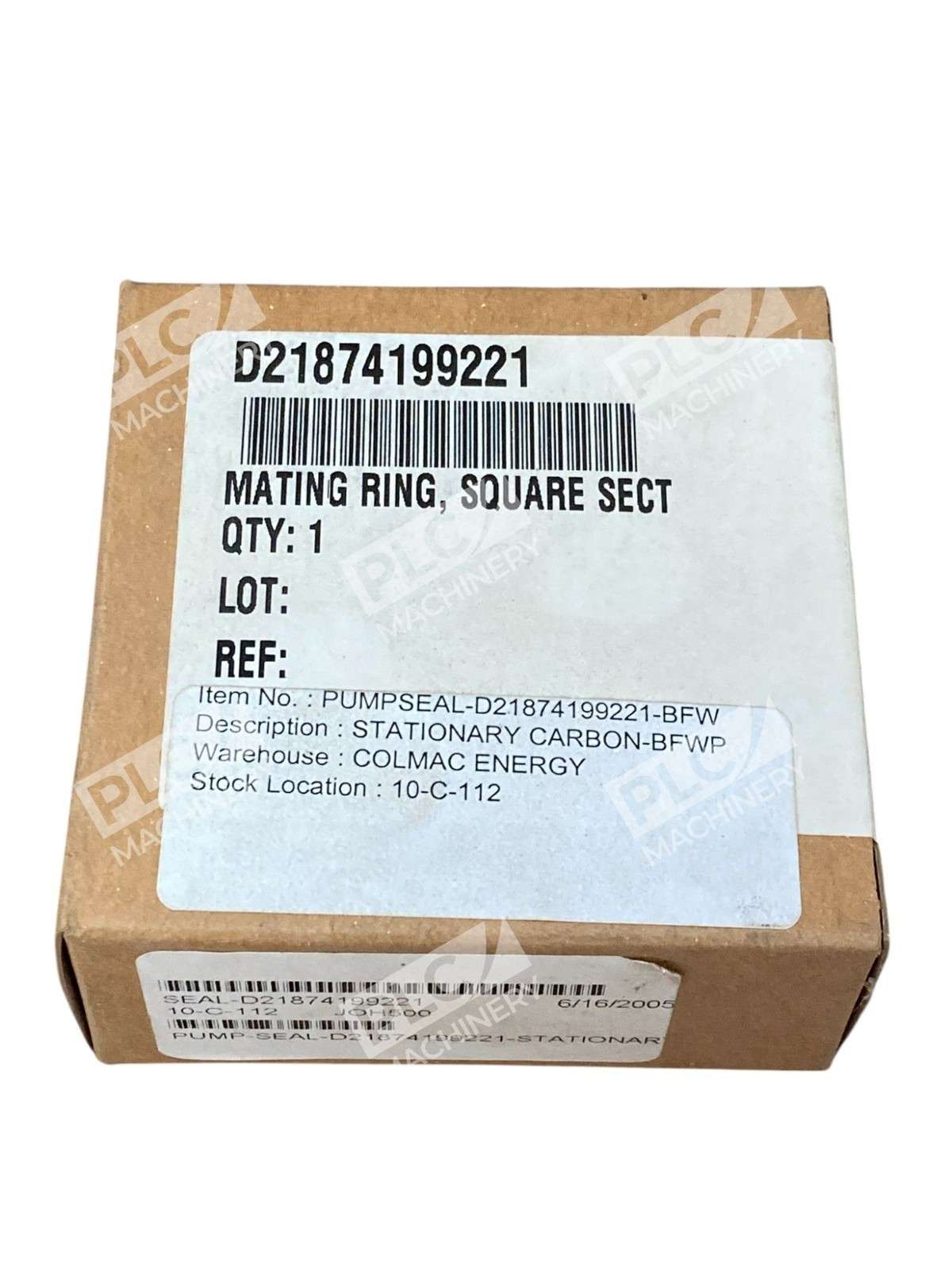 John Crane D21874199221 Stationary Pump Seal