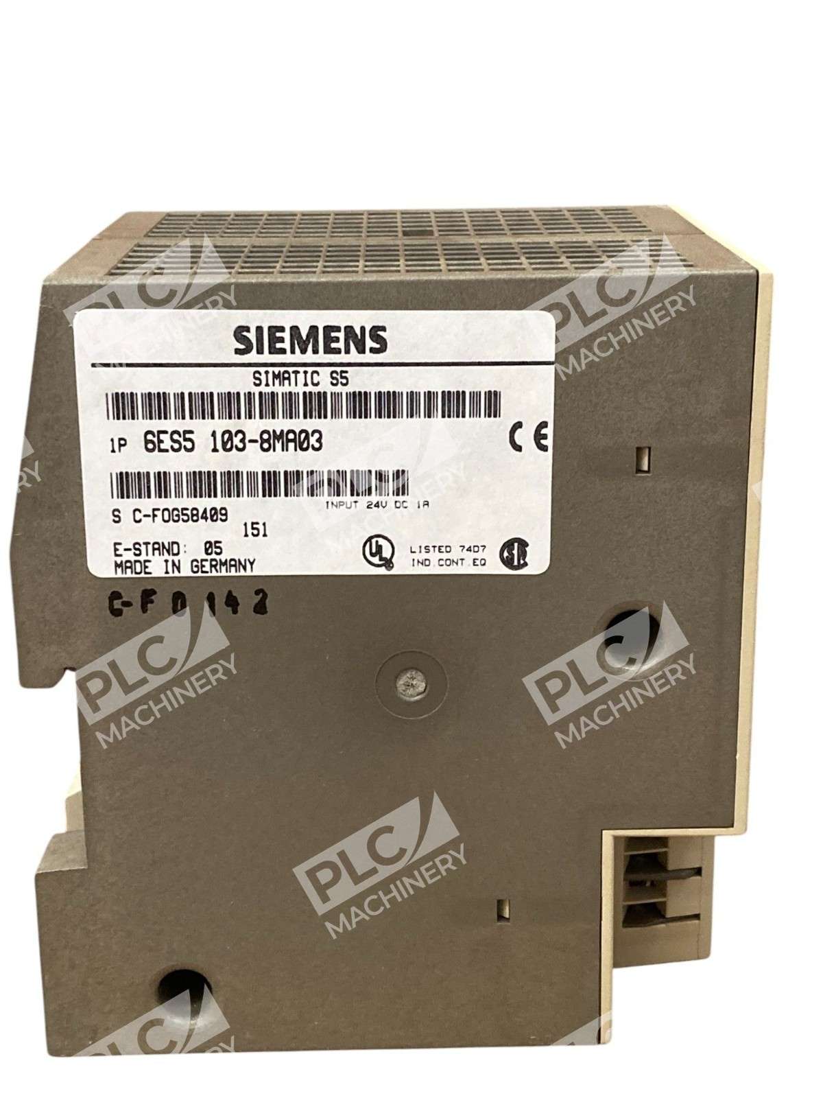 Siemens 6ES5 103-8MA03 SIMATIC S5 Central Processing Unit - Image 3