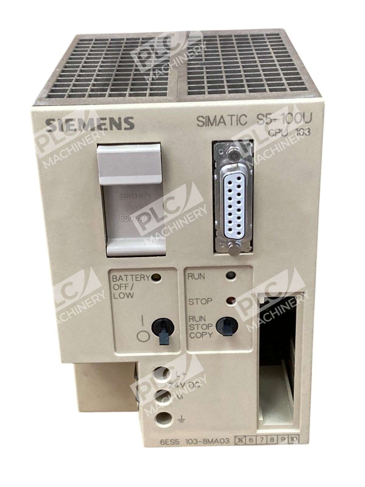 Siemens 6ES5 103-8MA03 SIMATIC S5 Central Processing Unit - Image 6