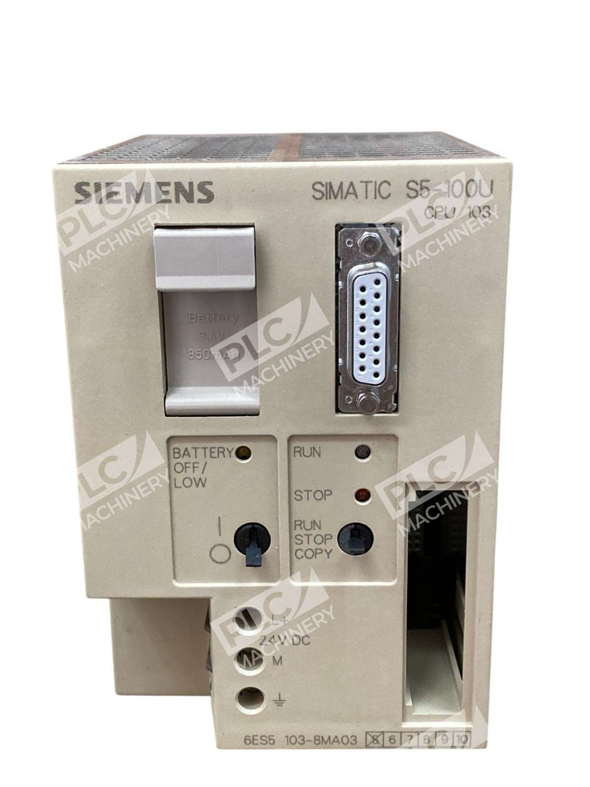 Siemens 6ES5 103-8MA03 SIMATIC S5 Central Processing Unit - Image 7
