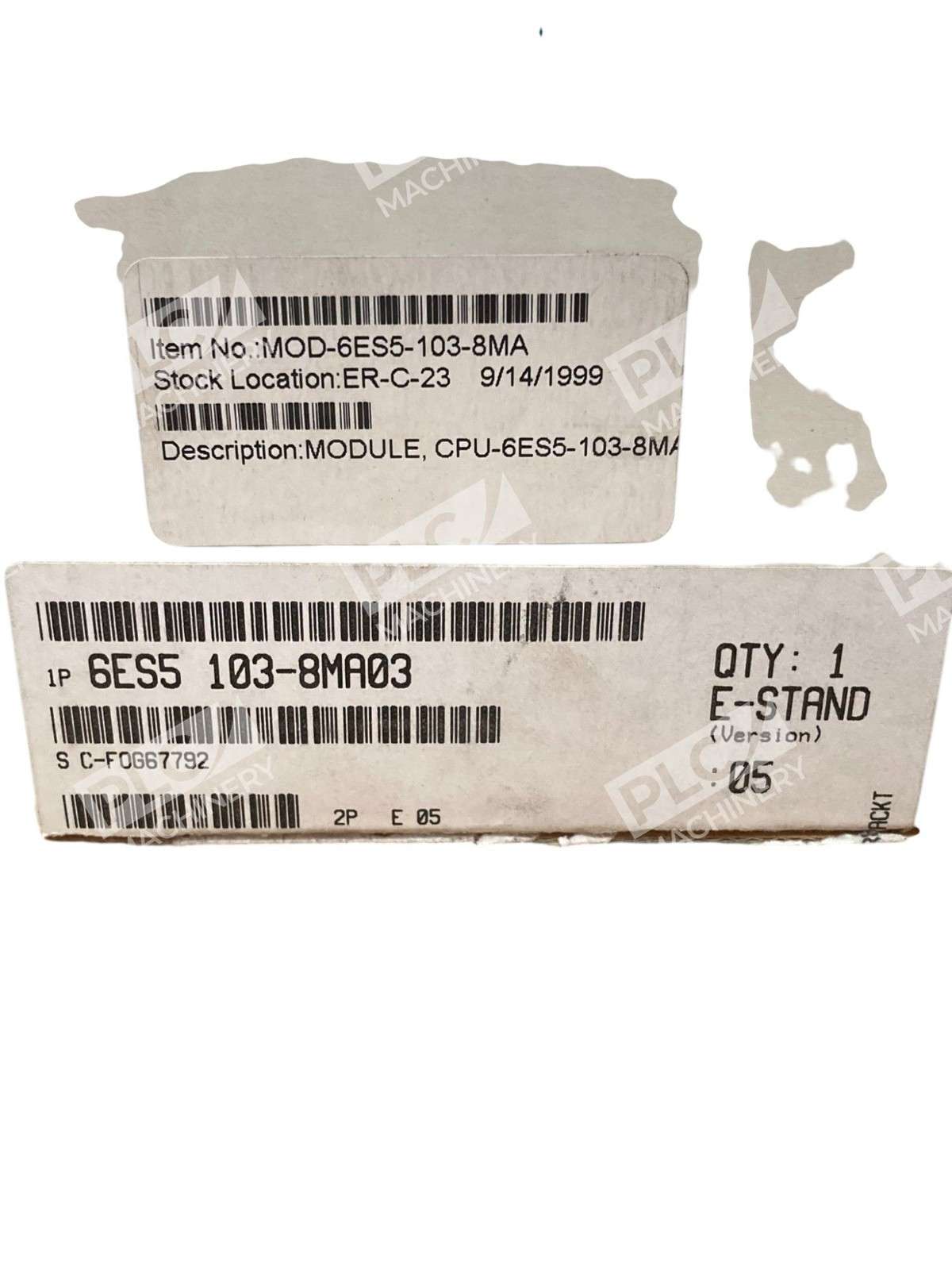 Siemens 6ES5 103-8MA03 SIMATIC S5 Central Processing Unit - Image 8