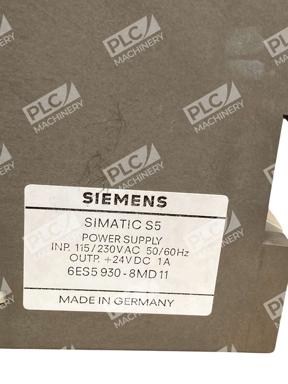 Siemens 6ES5 930-8MD11 Power Supply