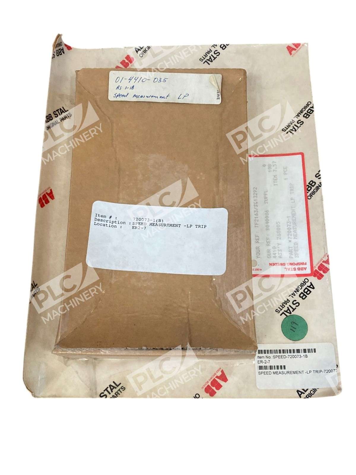ABB 720073-1 Speed Measurement