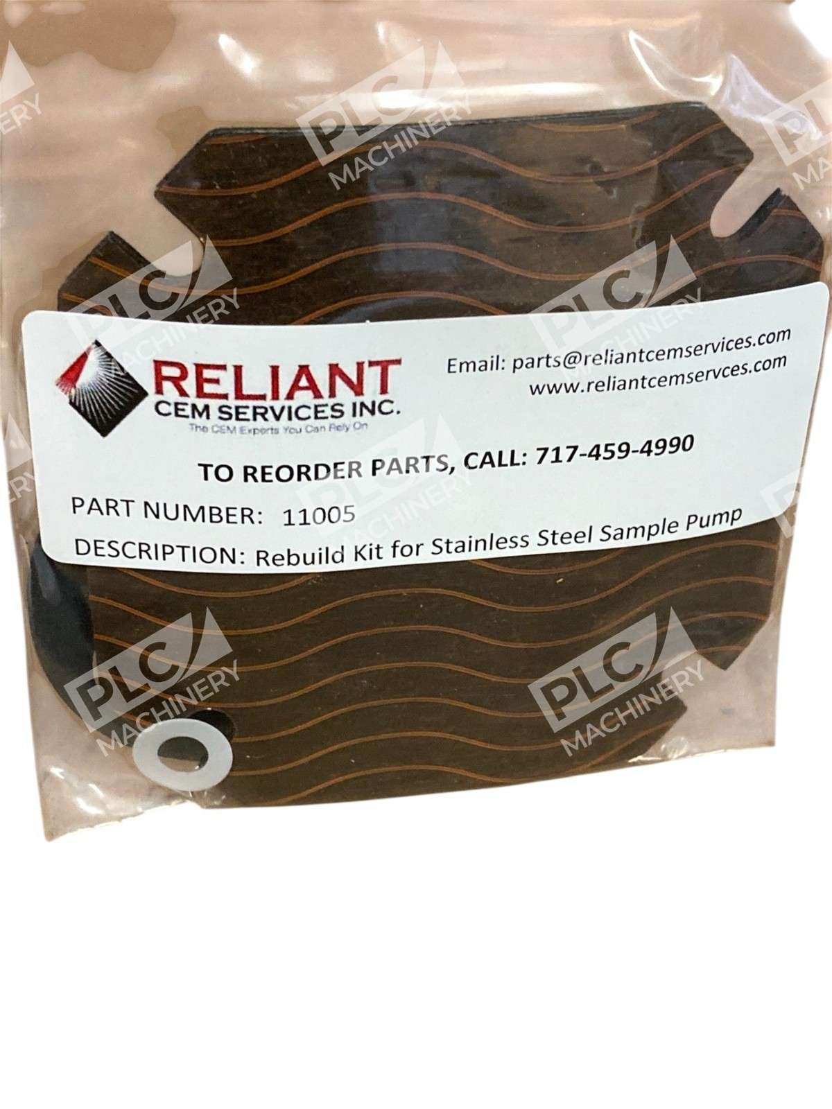 Reliant 11005 Rebuild Kit for Stainless Steel Sample Pump