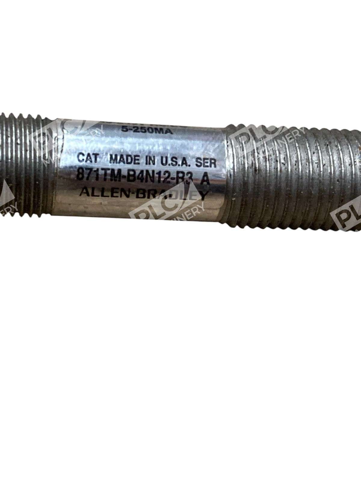 Allen-Bradley 871TM-B4N12-R3 A Metal Face Inductive Sensor - Image 3