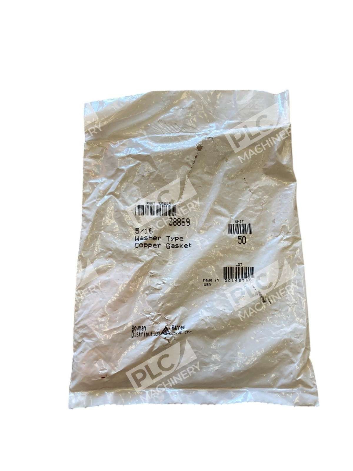 38869 - Barnes - 5/16 Washer Type Copper Gasket, 50 Units - Image 3