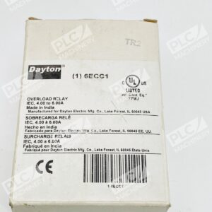 Dayton 6ECC1 Thermal Overload Relay 4-6A 3P Class 10 Motor Protection