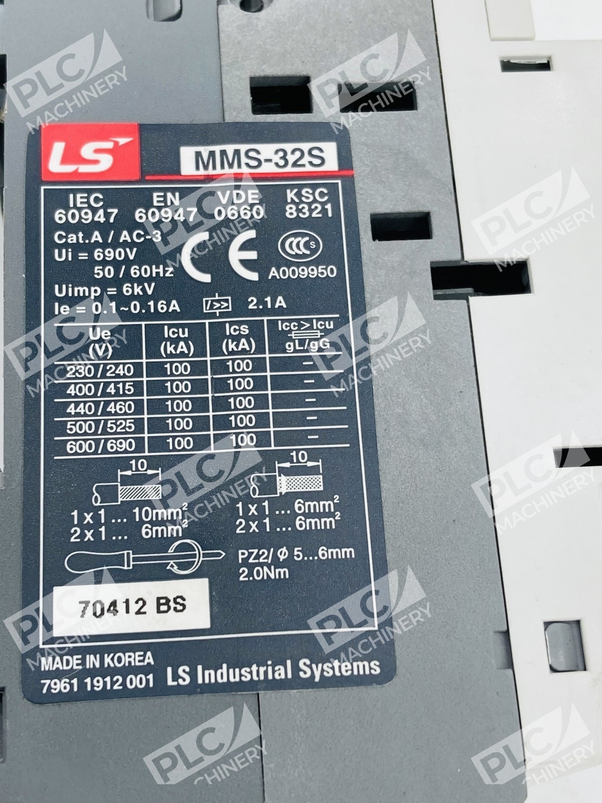 LS MMS-32S Manual Motor Starter Motor Protection Switch - Image 10