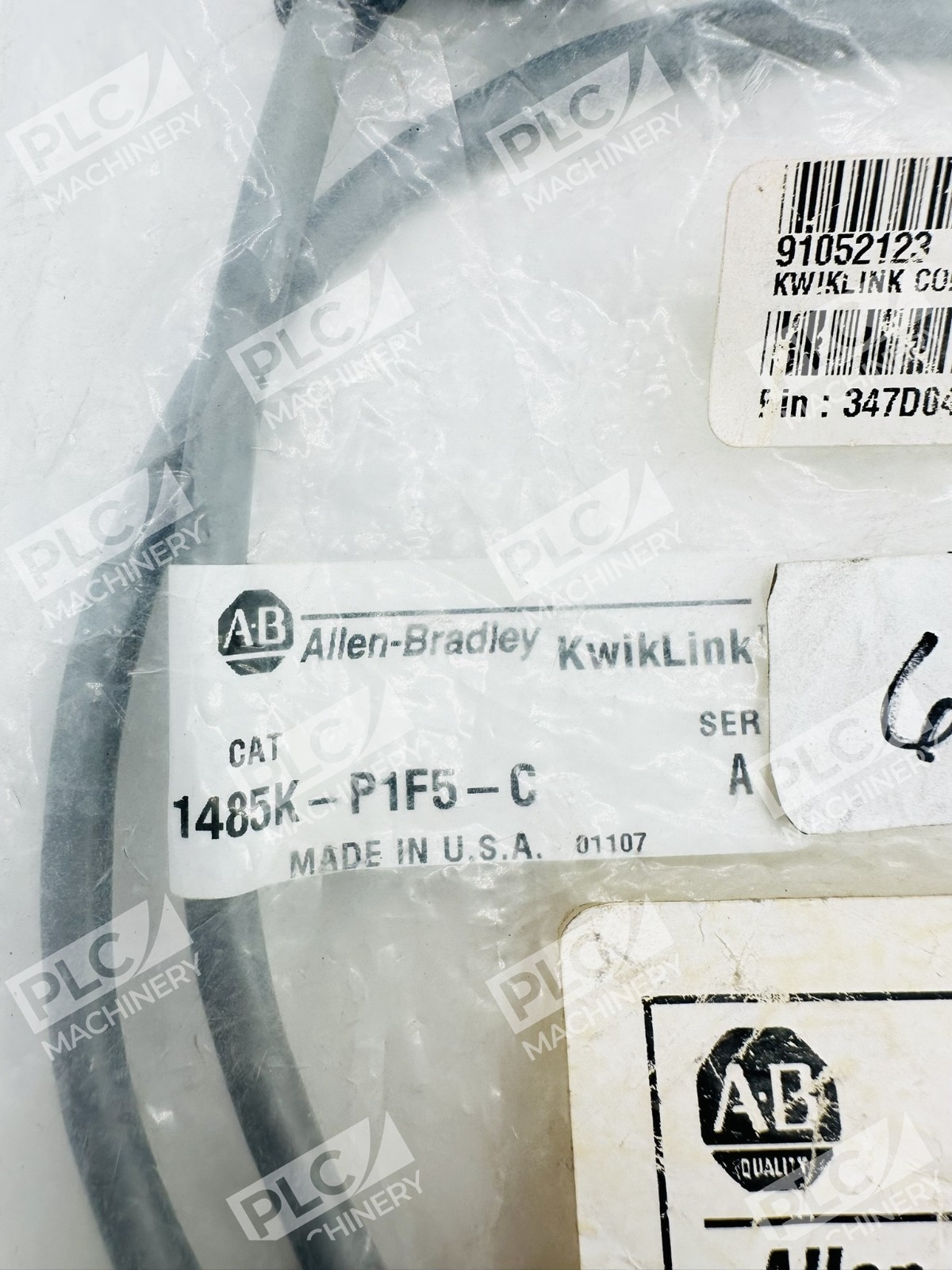 Allen Bradley 1485K-P1F5-C KwikLink Male to Cable Cordset 1m Ser A - Image 3