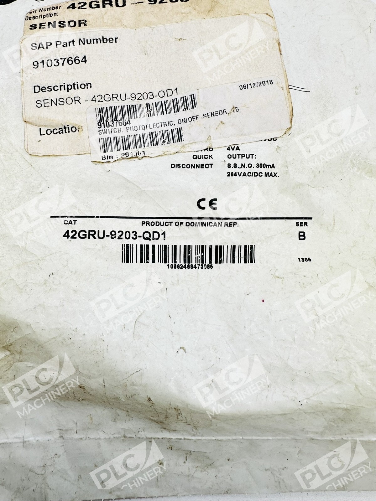 Allen Bradley 42GRU-9203-QD1 Photoelectric On/Off Sensor Ser B - Image 2