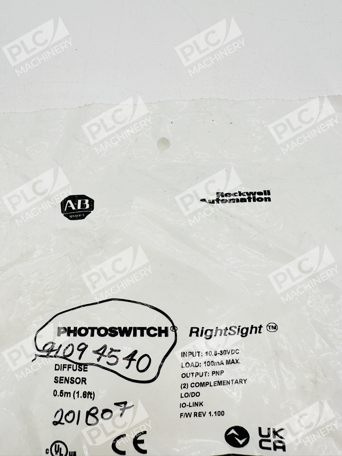 Allen Bradley 42EF-D2MPAK-F4 Photoswitch RightSight Diffuse Sensor Ser D - Image 2