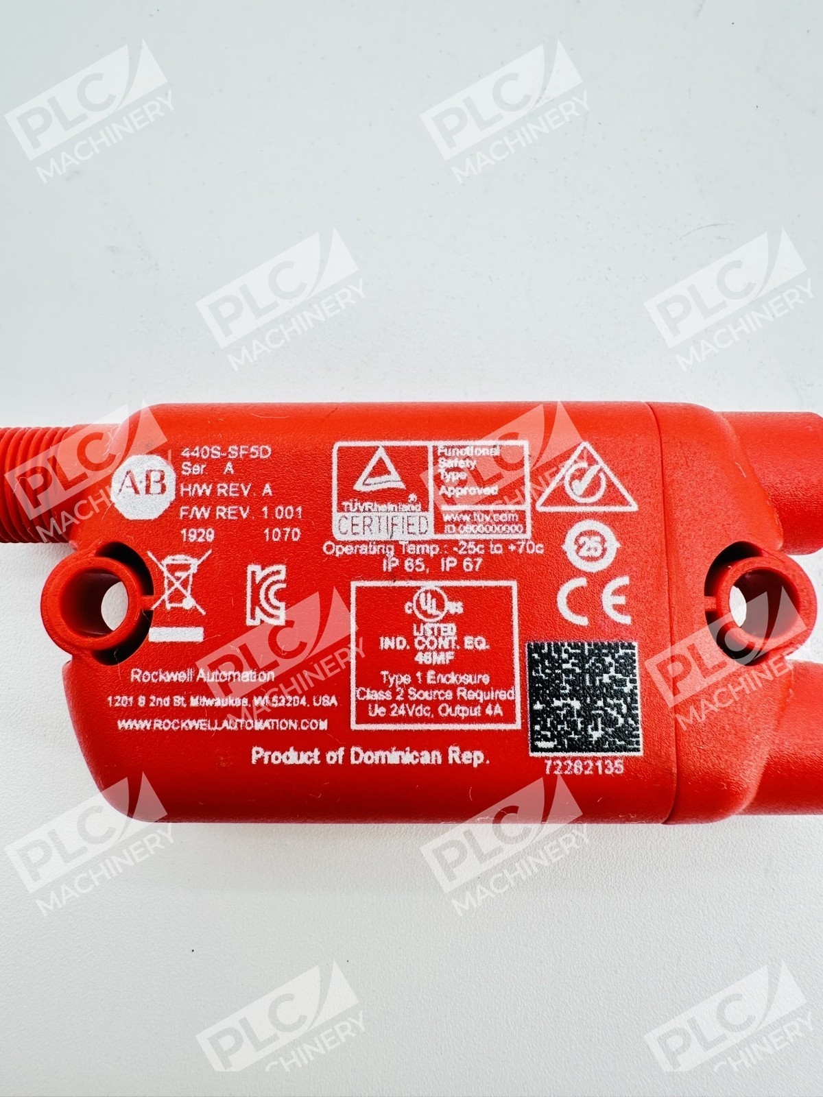Allen Bradley 440S-SF5D GuardLink Enabled Tap Input OSSD Ser A - Image 4