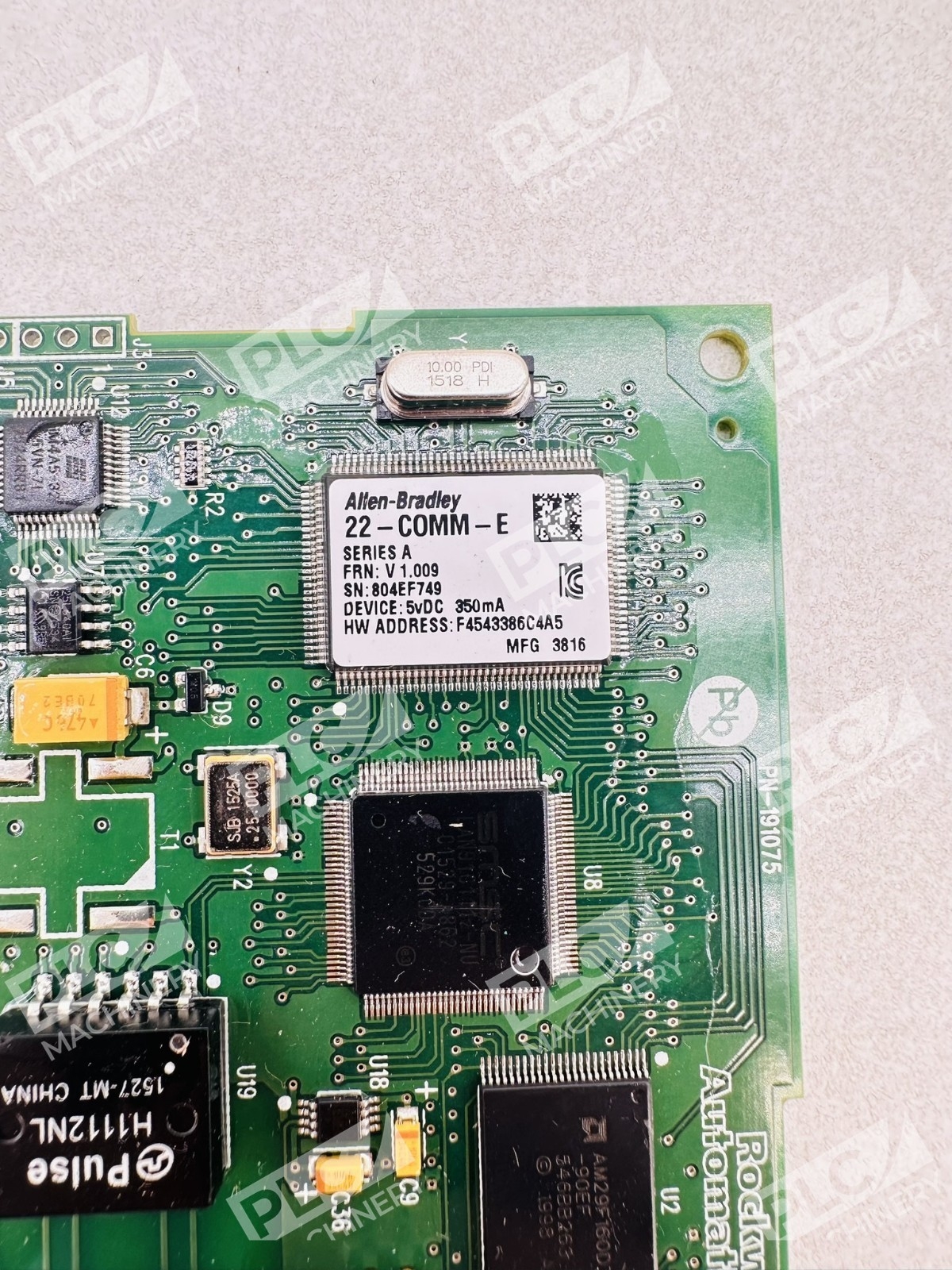 Allen Bradley 22-COMM-E Series A Ethernet/IP Comm Card - Image 2