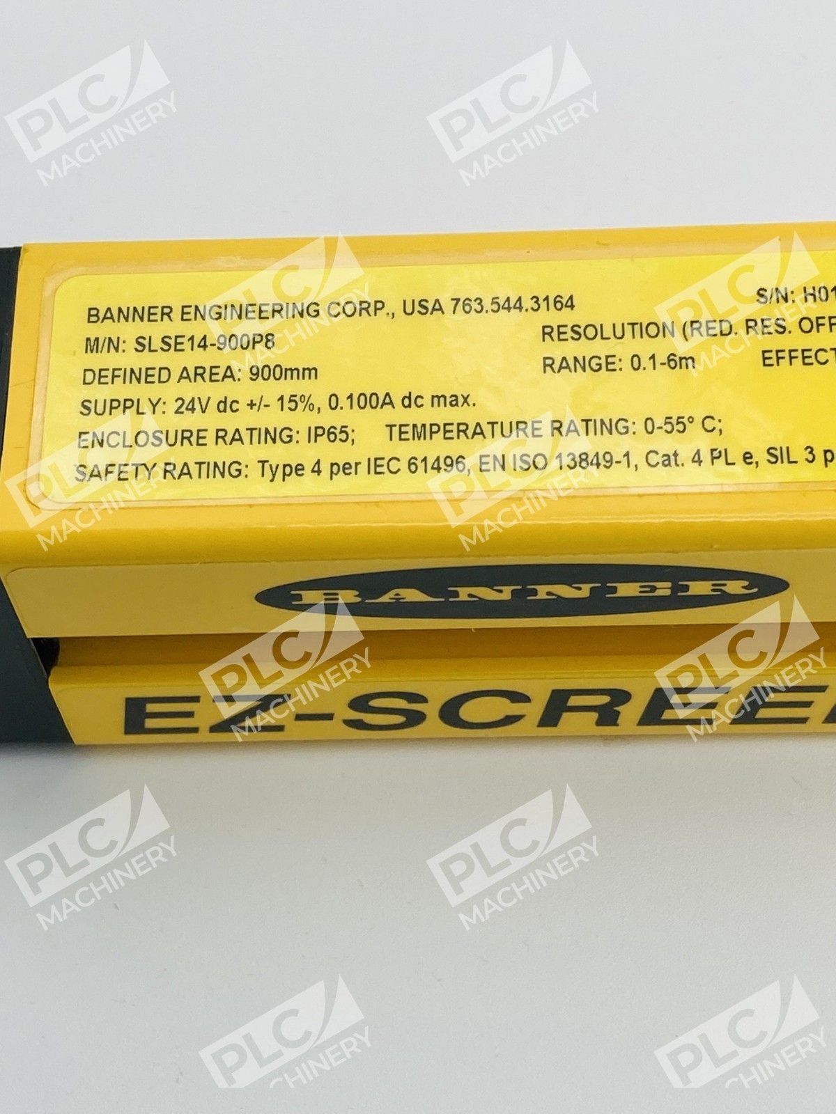 Banner SLSE14-900P8 EZ-Screen Light Curtain Emitter 900mm 24VDC - Image 8