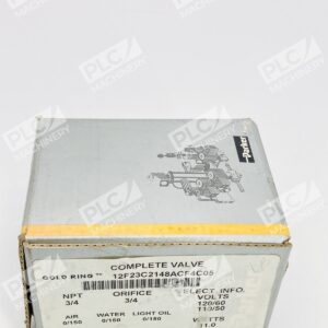 Parker 12F23C2148ACF4C05 Gold Ring Solenoid Valve 3/4" NPT Brass