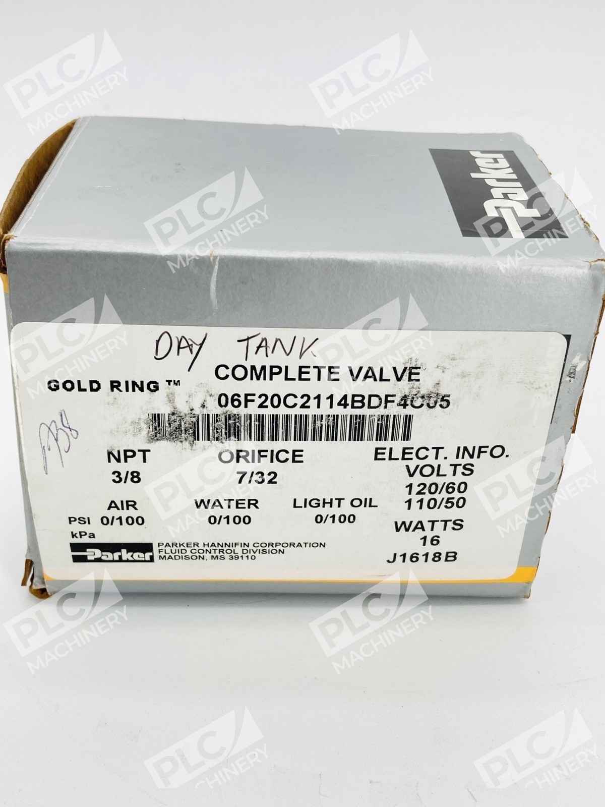 Parker Gold Ring 06F20C2114BDF4C05 Solenoid Valve 120VAC 3/8" NPT - Image 2