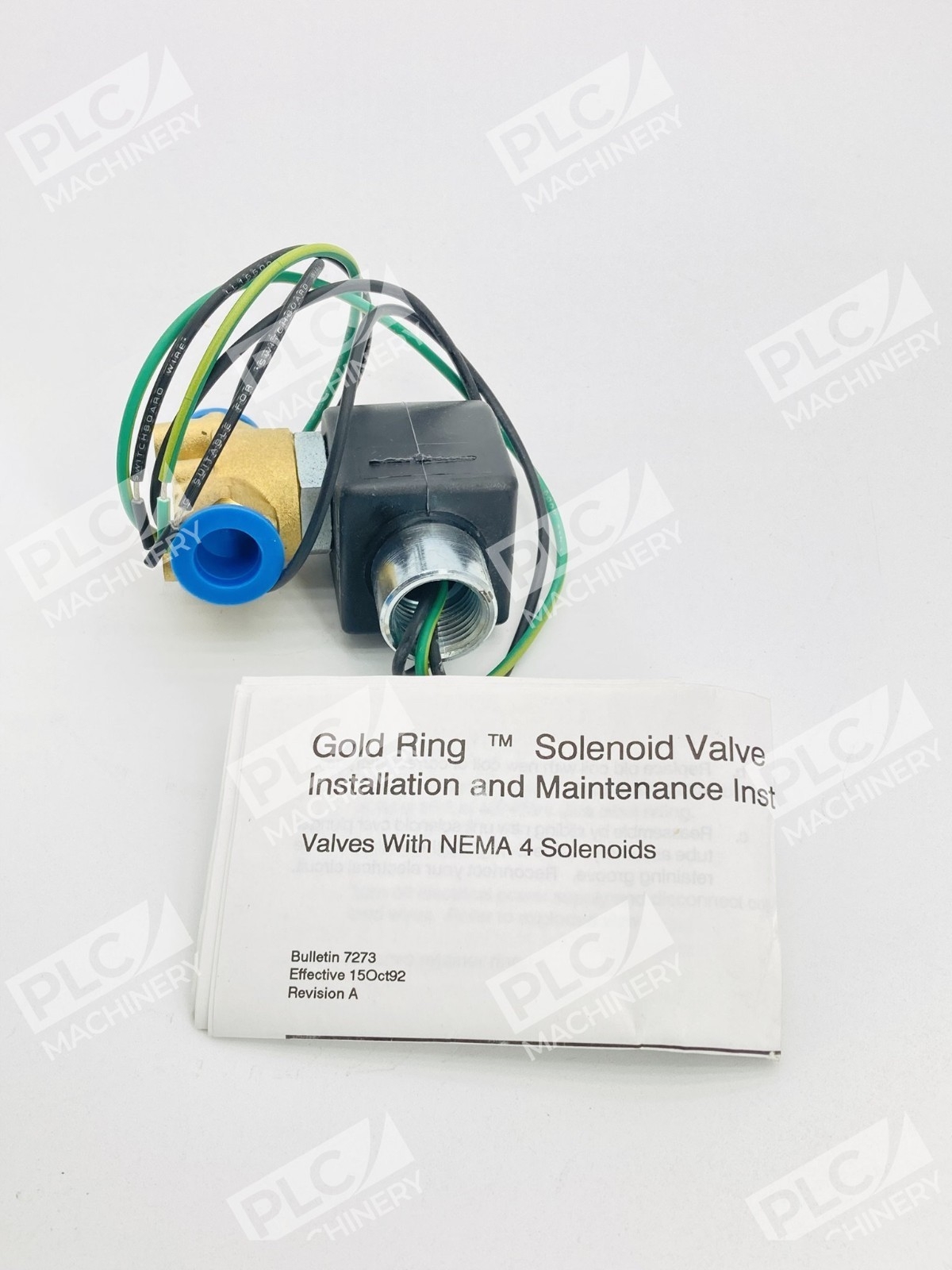 Parker Gold Ring 06F20C2114BDF4C05 Solenoid Valve 120VAC 3/8" NPT - Image 3