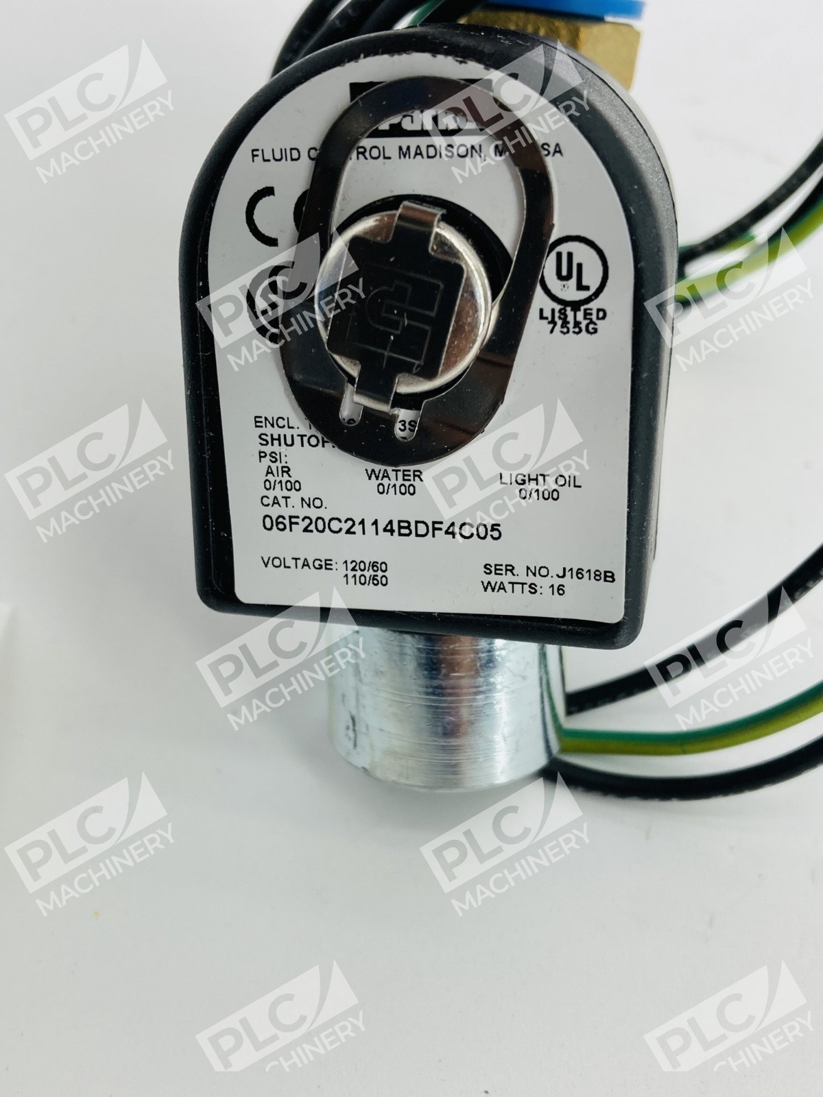 Parker Gold Ring 06F20C2114BDF4C05 Solenoid Valve 120VAC 3/8" NPT - Image 7