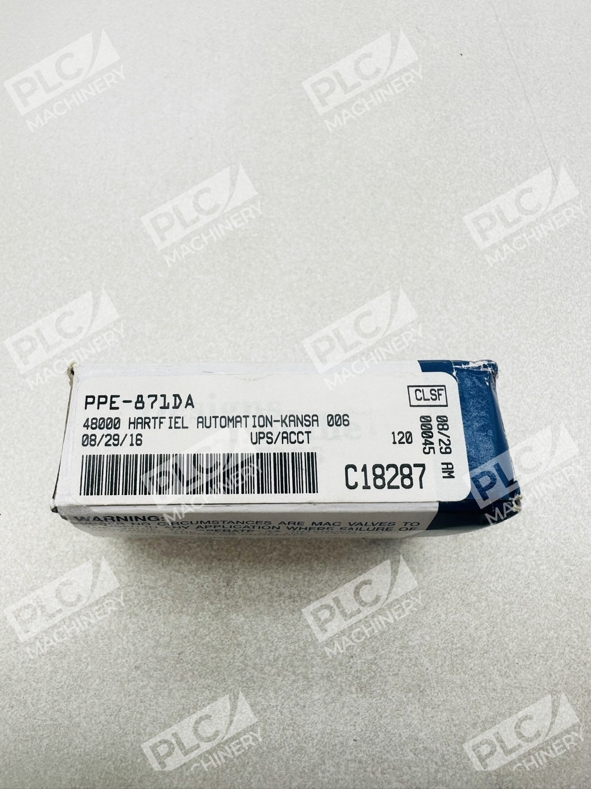 Mac Valves PPE-871DA Pilot Valve 24VDC 17.1W 25-150 PSI - Image 2