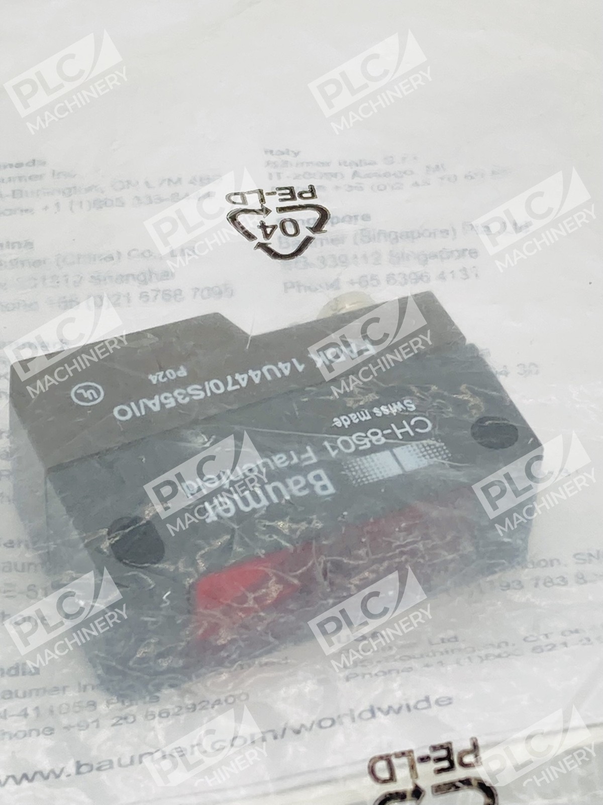 Baumer FADK 14U4470/S35A/IO Photoelectric Distance Sensor - Image 5