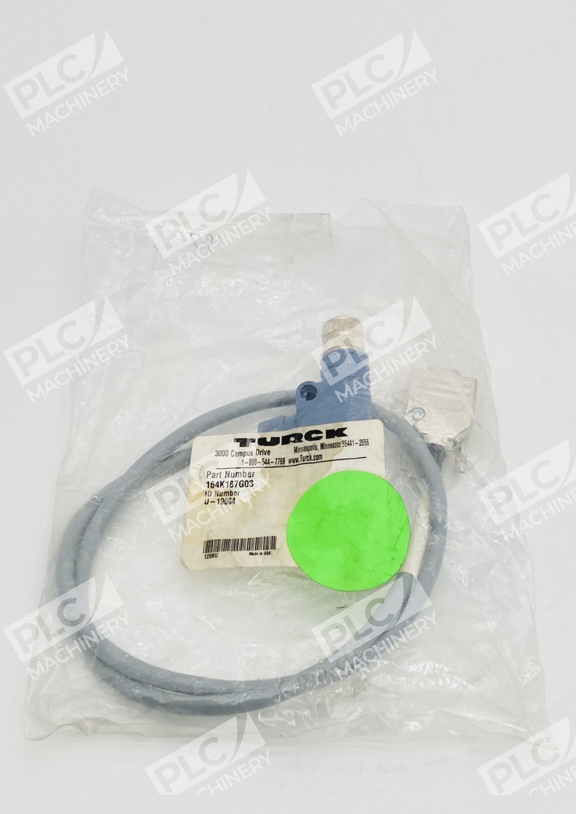 Turck U-19004 Cable Connector Cordset