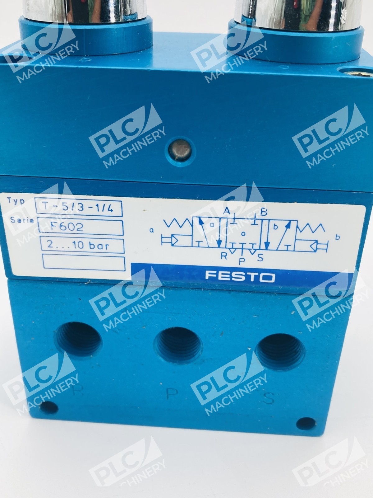 Festo T-5/3-1/4 Pneumatic Directional Control Valve Serie F602 - Image 10