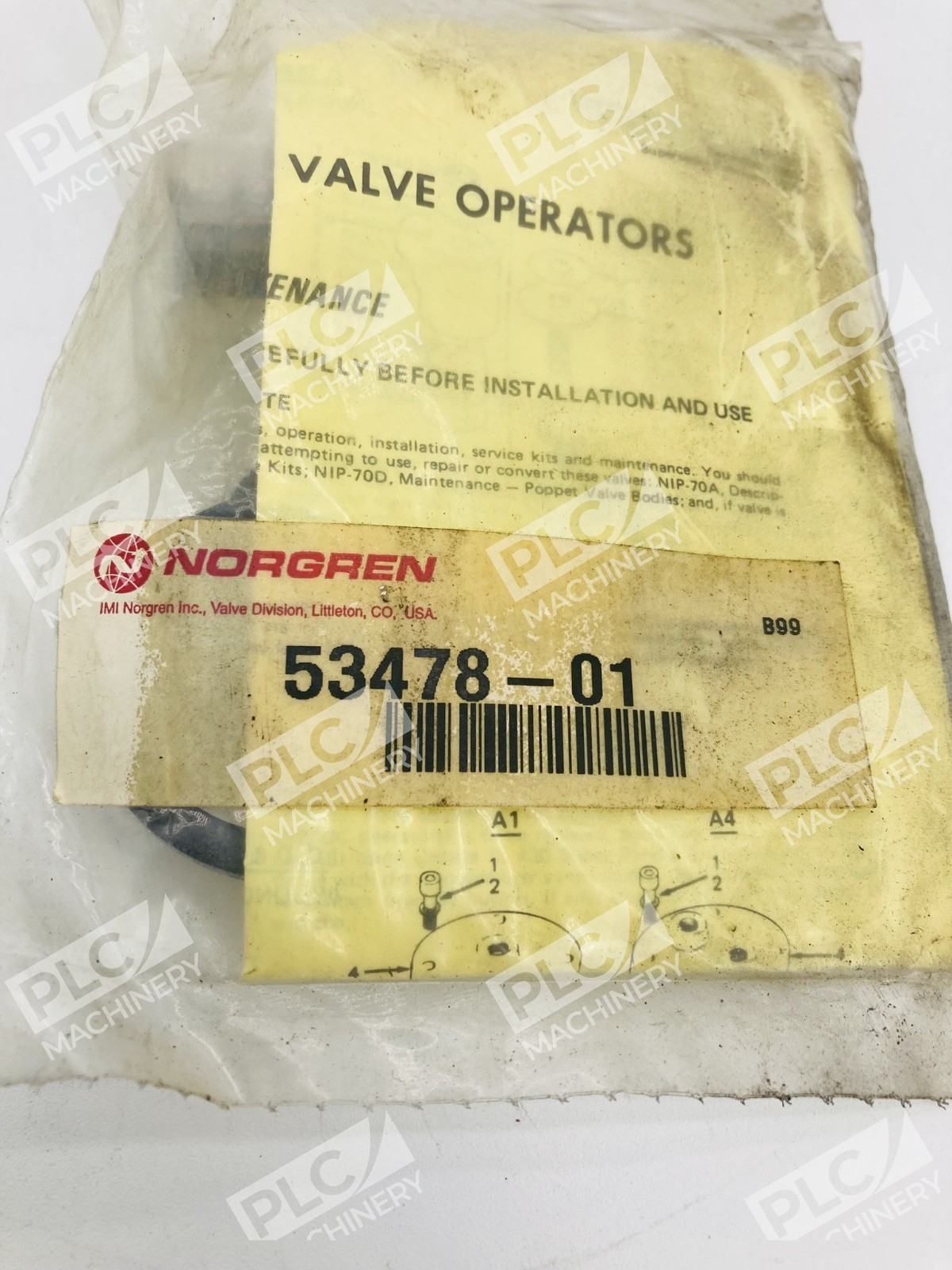 Norgren 53478-01 Valve Operator Repair Kit - Image 2