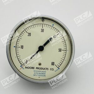 Moore Products Receiver Gauge 3-15 PSI Pneumatic Gauge 0-60 Scale