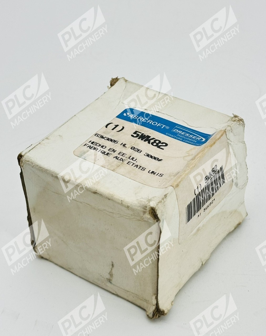 Ashcroft 5WK82 Pressure Gauge 0-3000 PSI