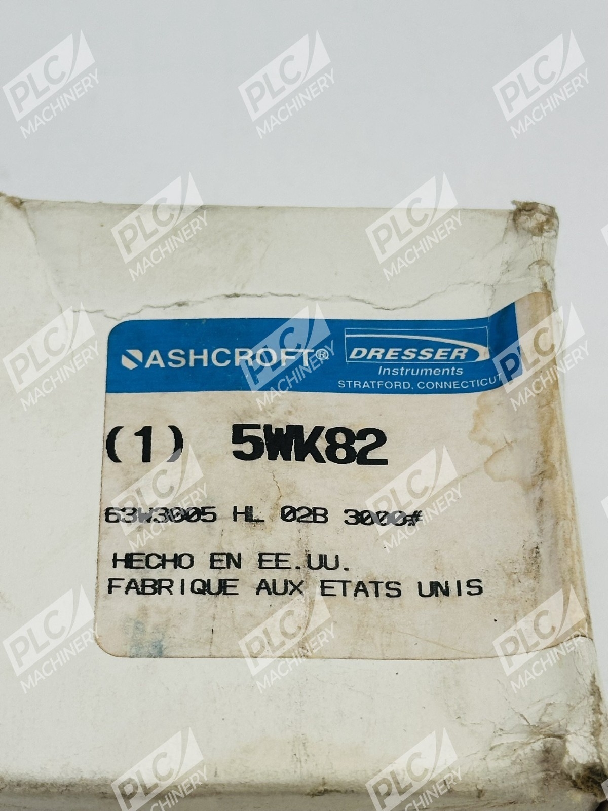 Ashcroft 5WK82 Pressure Gauge 0-3000 PSI - Image 2