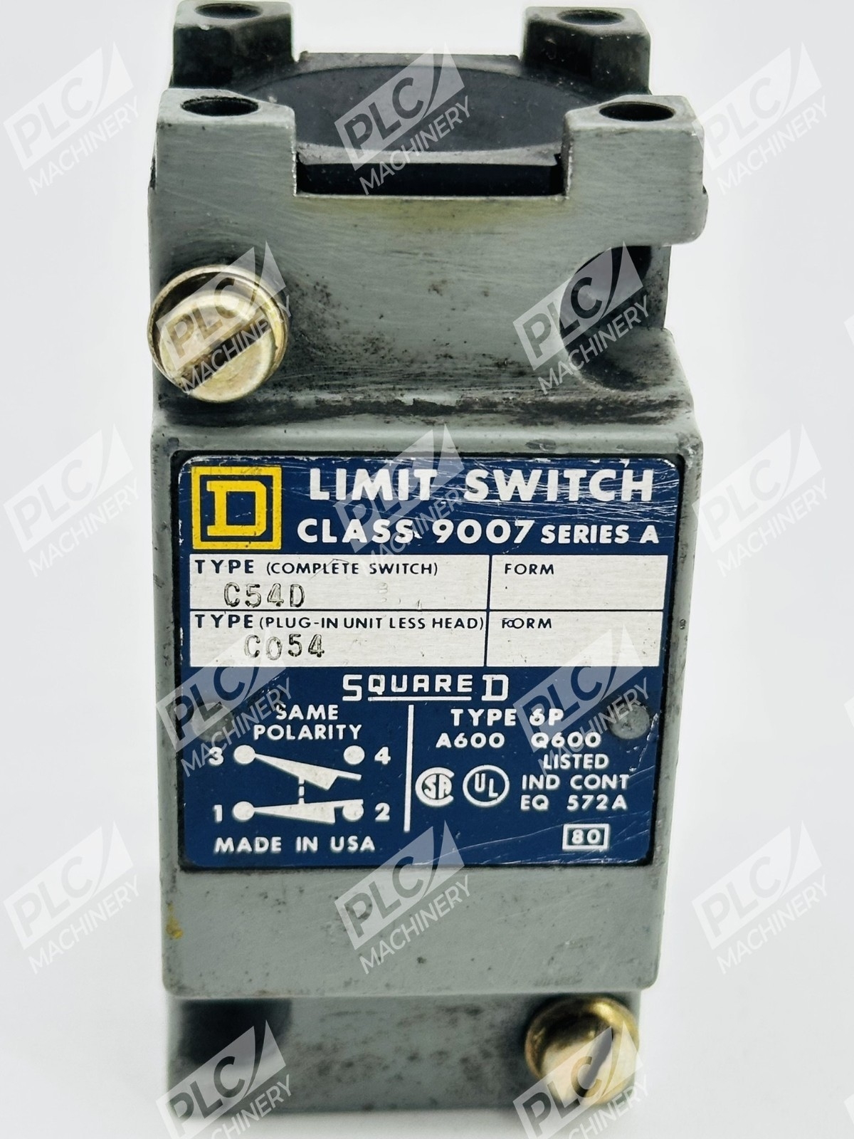 Square D 9007C54D Limit Switch Series A - Image 8