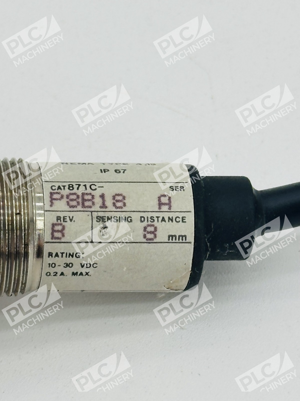 Allen Bradley 871C-P8B18 Cylindrical Inductive Proximity Switch Ser A - Image 7
