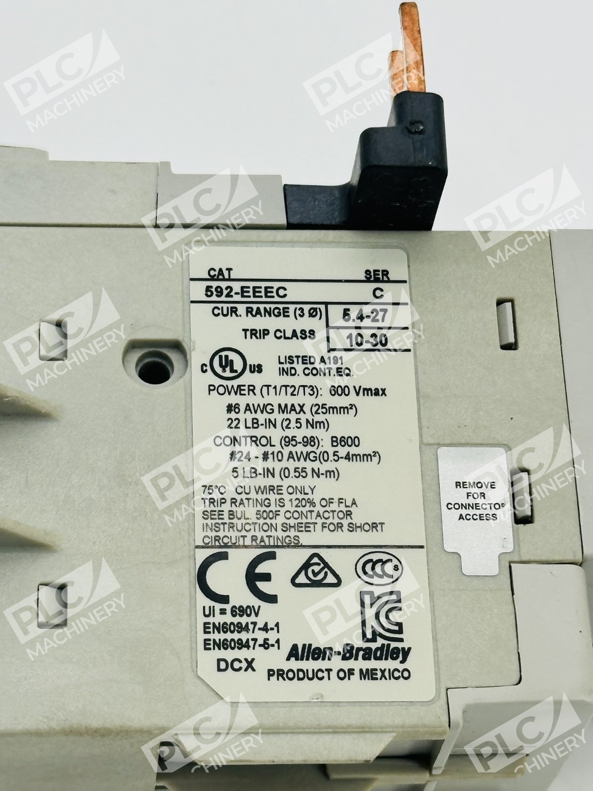 Allen Bradley 592-EEEC Type Solid-State Overload Relay Ser C - Image 6