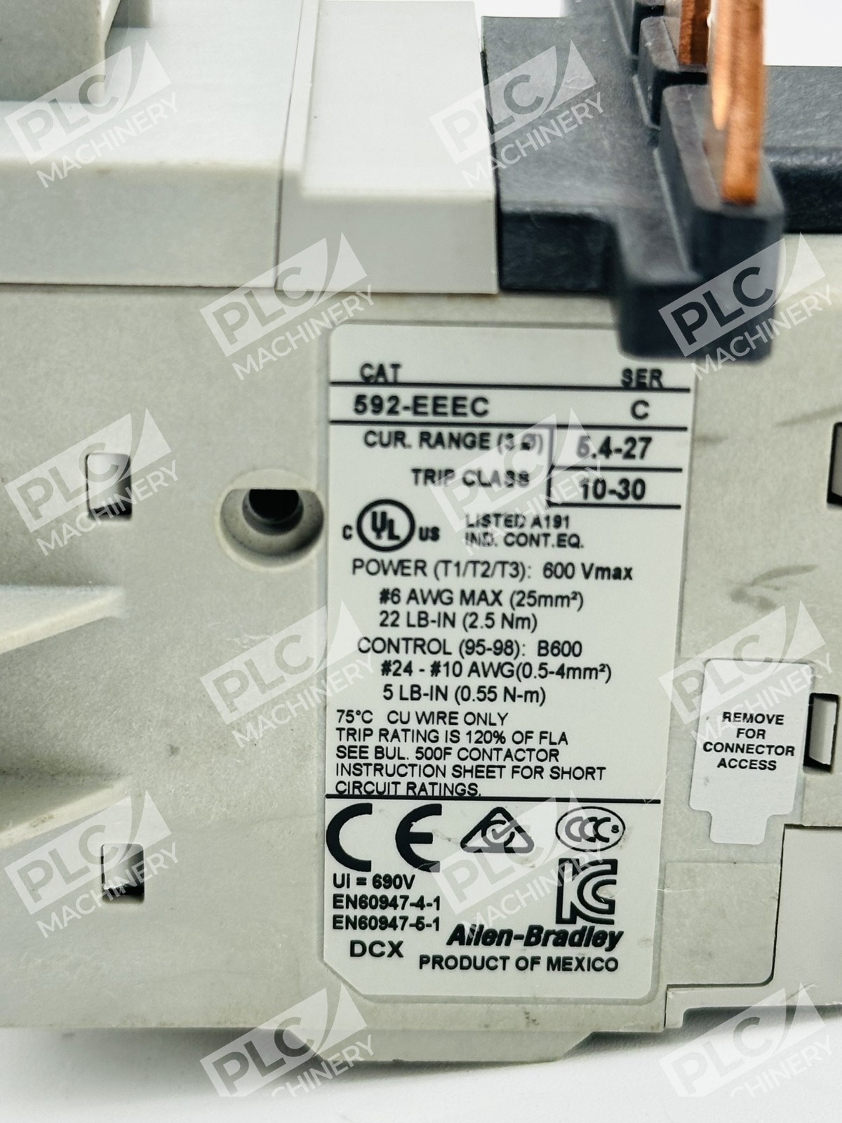 Allen Bradley 592-EEEC Solid State Overload Relay Ser C - Image 9