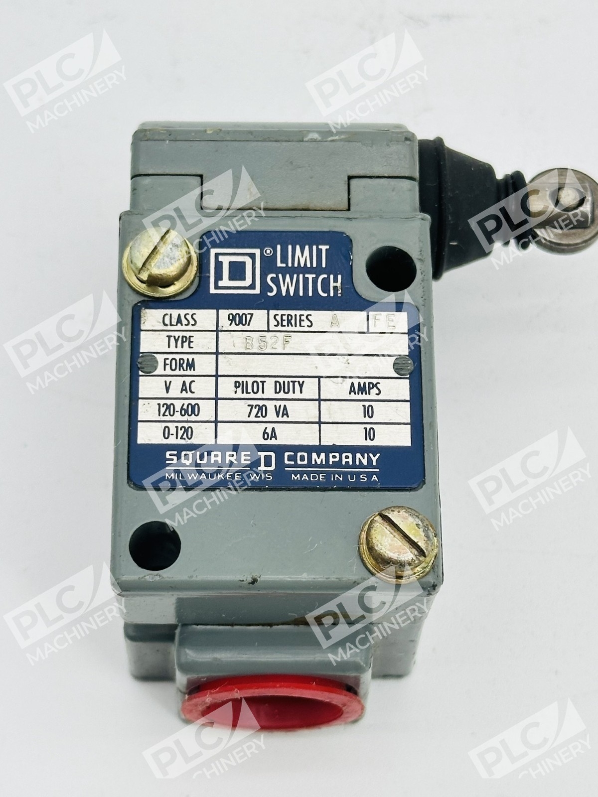 Square D 9007-B52F Limit Switch Series A 10A - Image 2