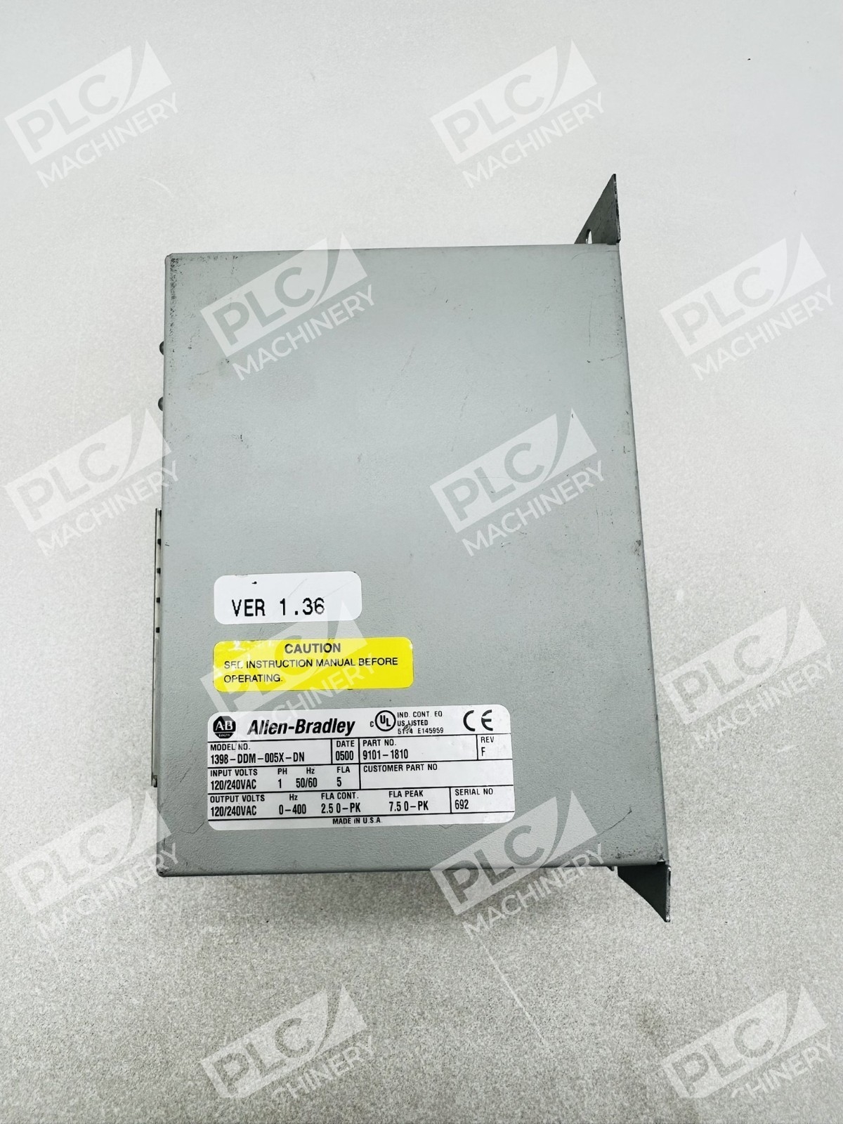 Allen Bradley 1398-DDM-005X-DN 9101-1810 Ultra Series - Image 3