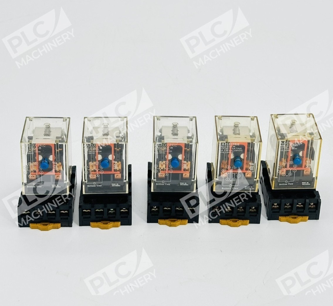 A.A. Electric AAE-D204-M General Purpose Plug-In Relay Lot of 5