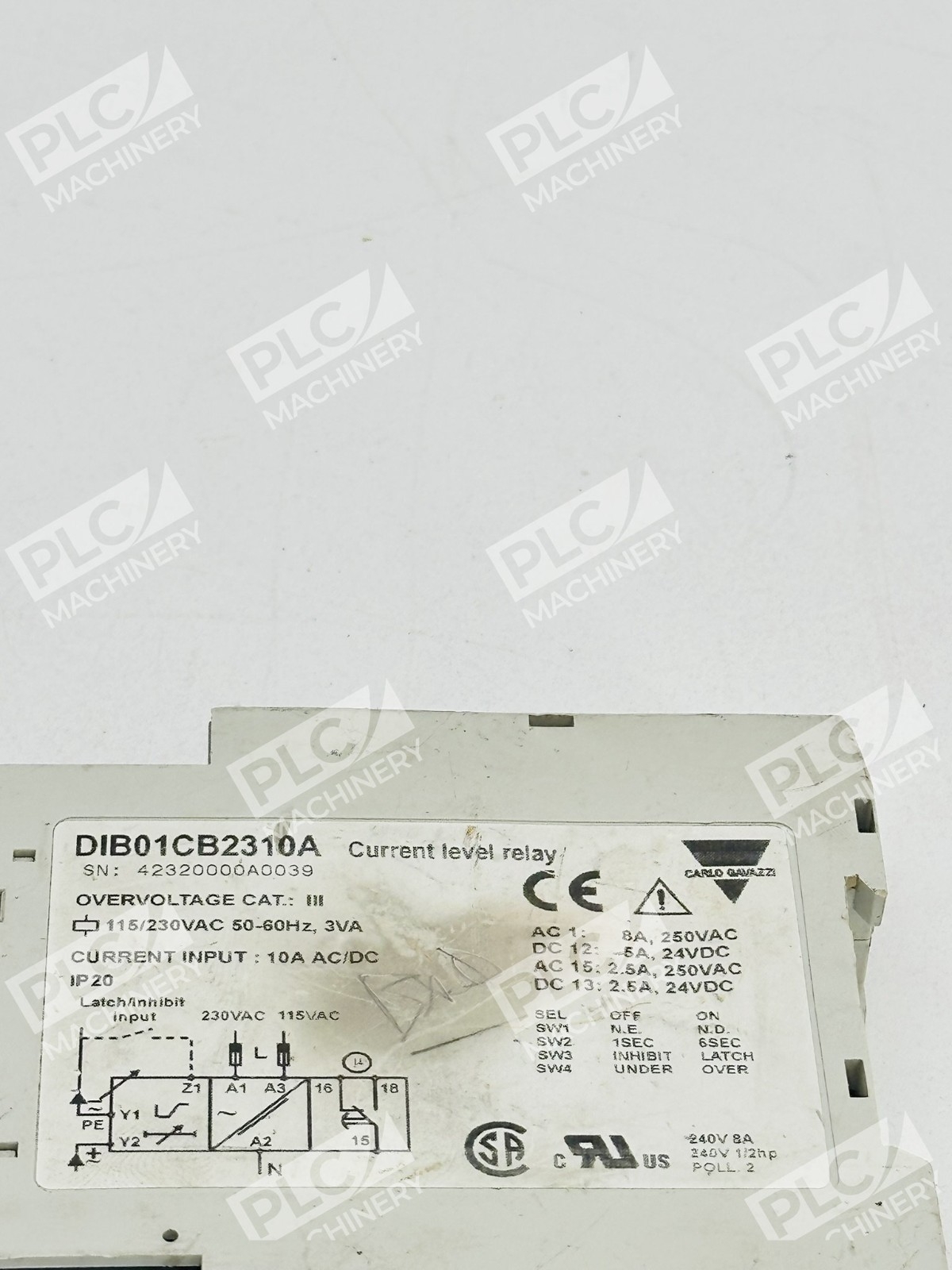 Carlo Gavazzi DIB01CB2310A Current Level Relay - Image 7