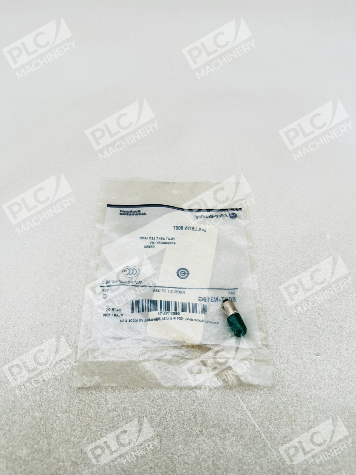 Allen Bradley 800T-N319G Pilot Light LED Lamp Green Ser C Lot of 9 - Image 4