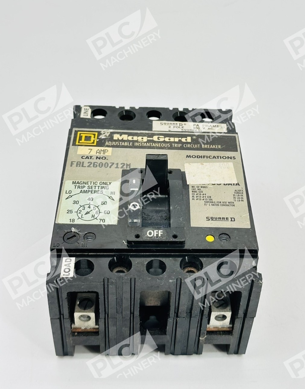 Square D FAL2600712M Mag-Gard Circuit Breaker 7A