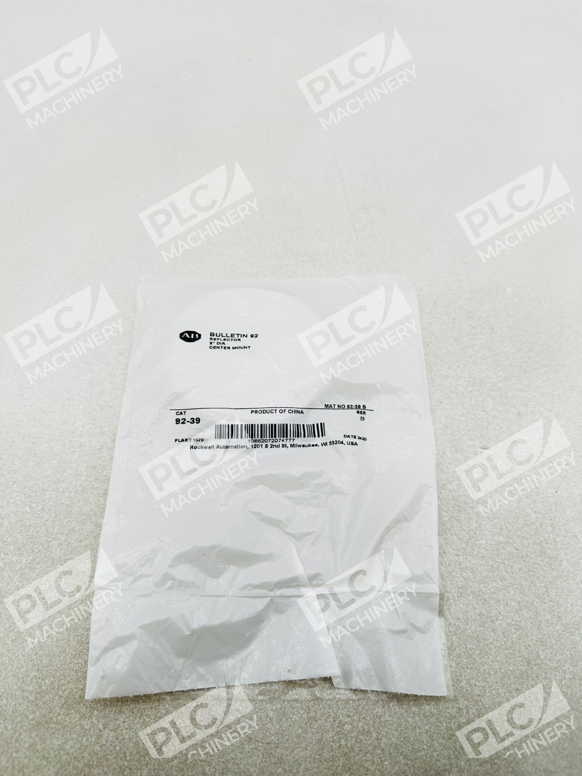 Allen Bradley 92-39 Bulletin 92 Center Mount Reflector Ser B Lot of 2 - Image 2