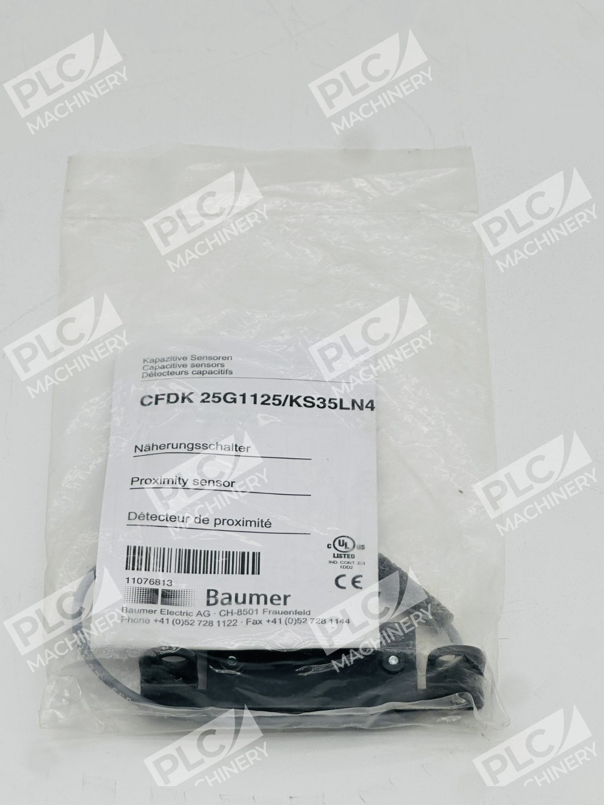 Baumer CFDK 25G1125/KS35LN4 Capacitive Proximity Sensor - Image 2