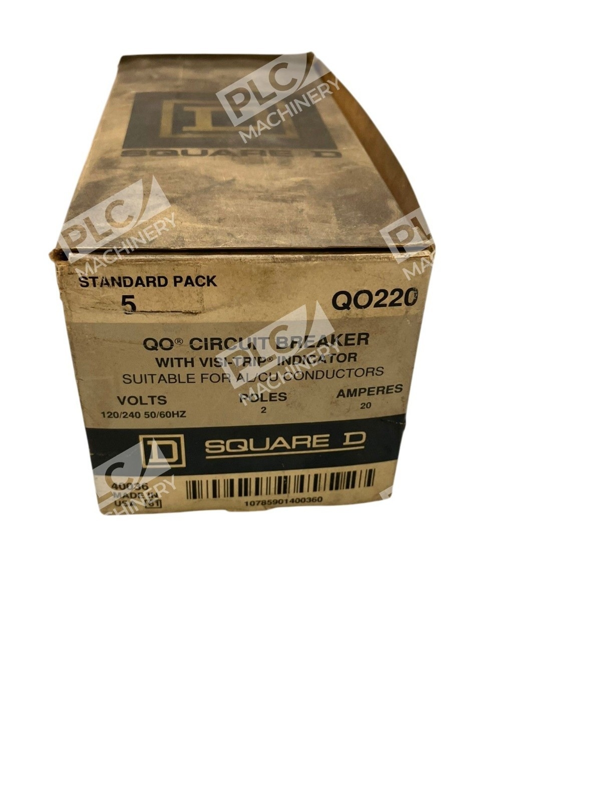 QO220 - Square D - Miniature Circuit Breaker 2P Box of 5