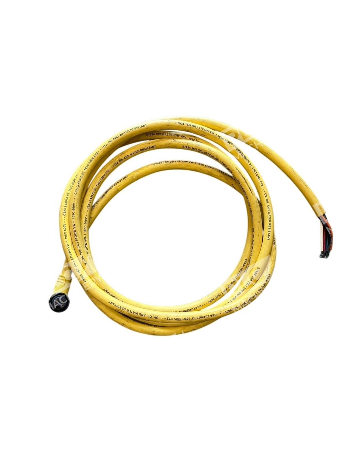 E7924 16/5 - Brad Harrison - Stoow Heavy-Duty Cordset Yellow