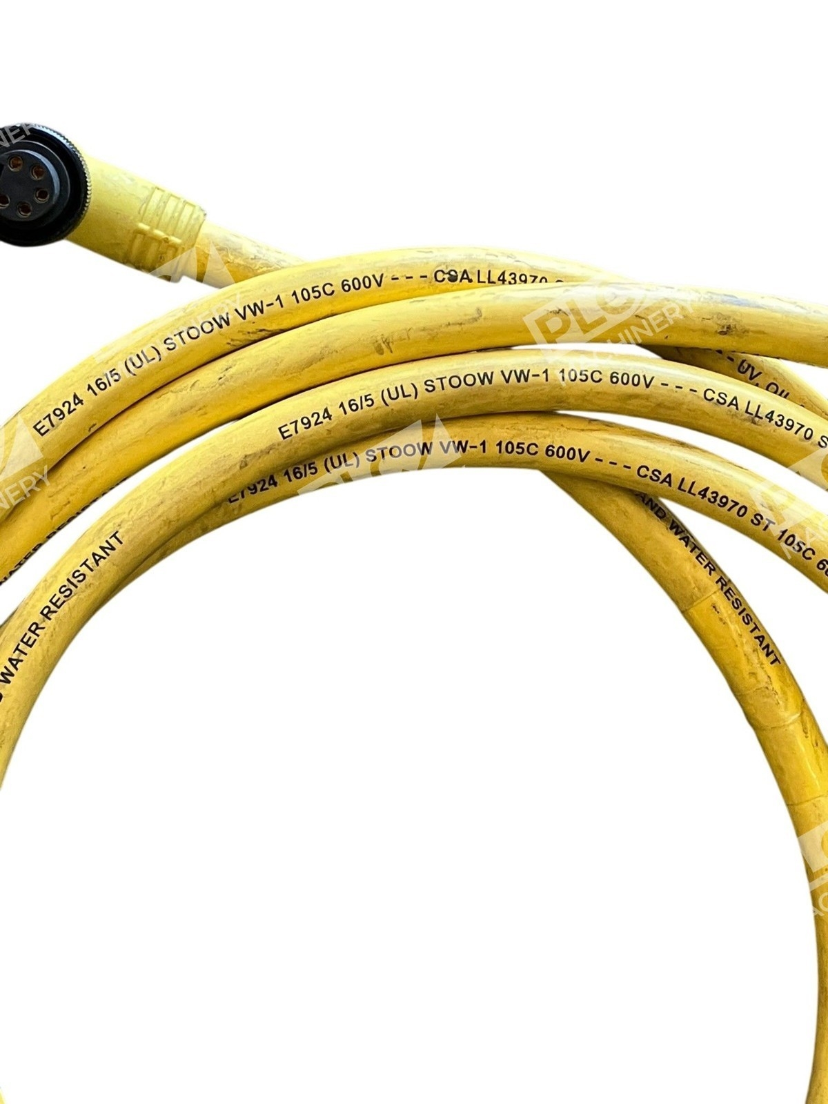 E7924 16/5 - Brad Harrison - Stoow Heavy-Duty Cordset Yellow - Image 2