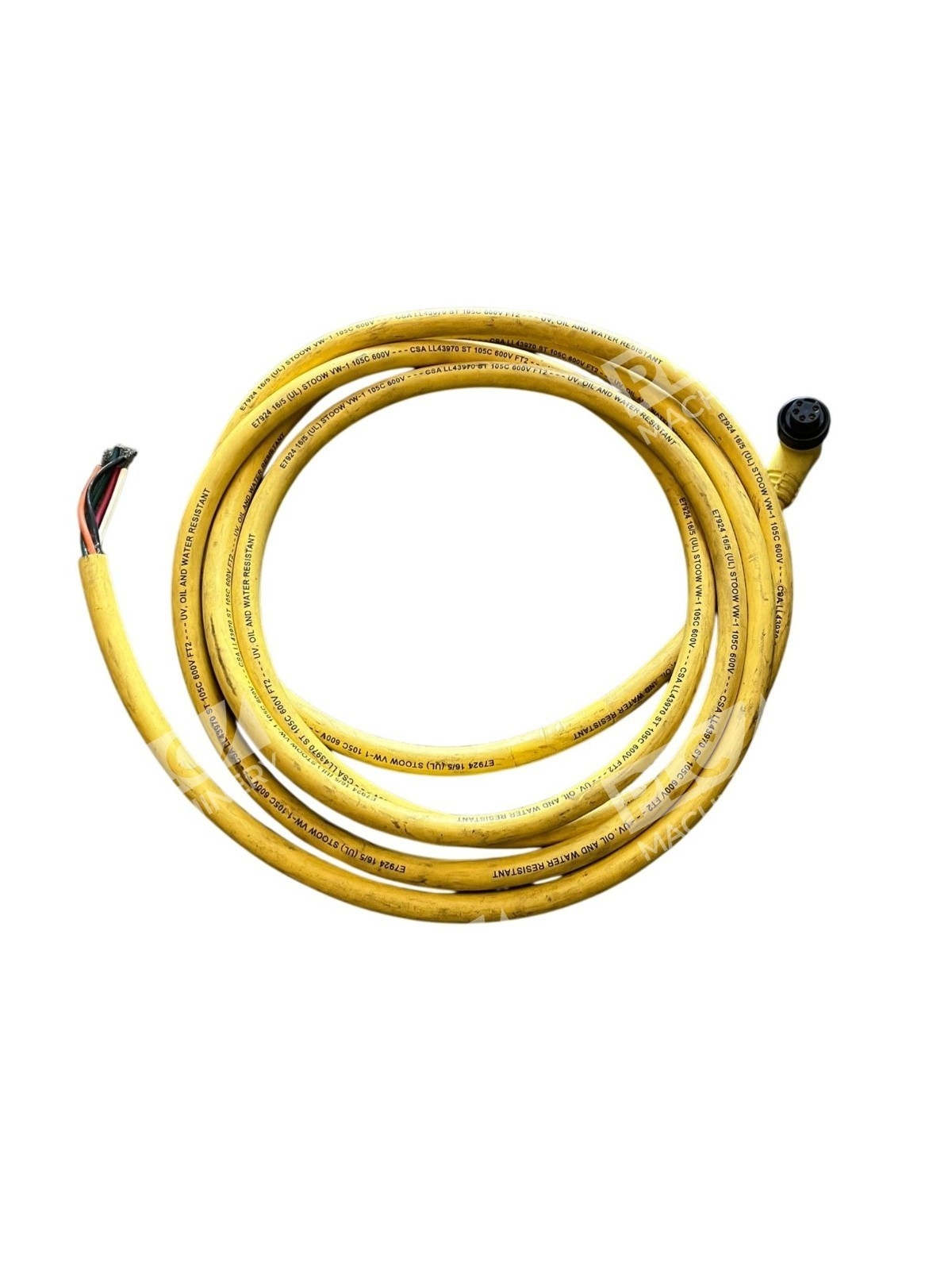 E7924 16/5 - Brad Harrison - Stoow Heavy-Duty Cordset Yellow - Image 3