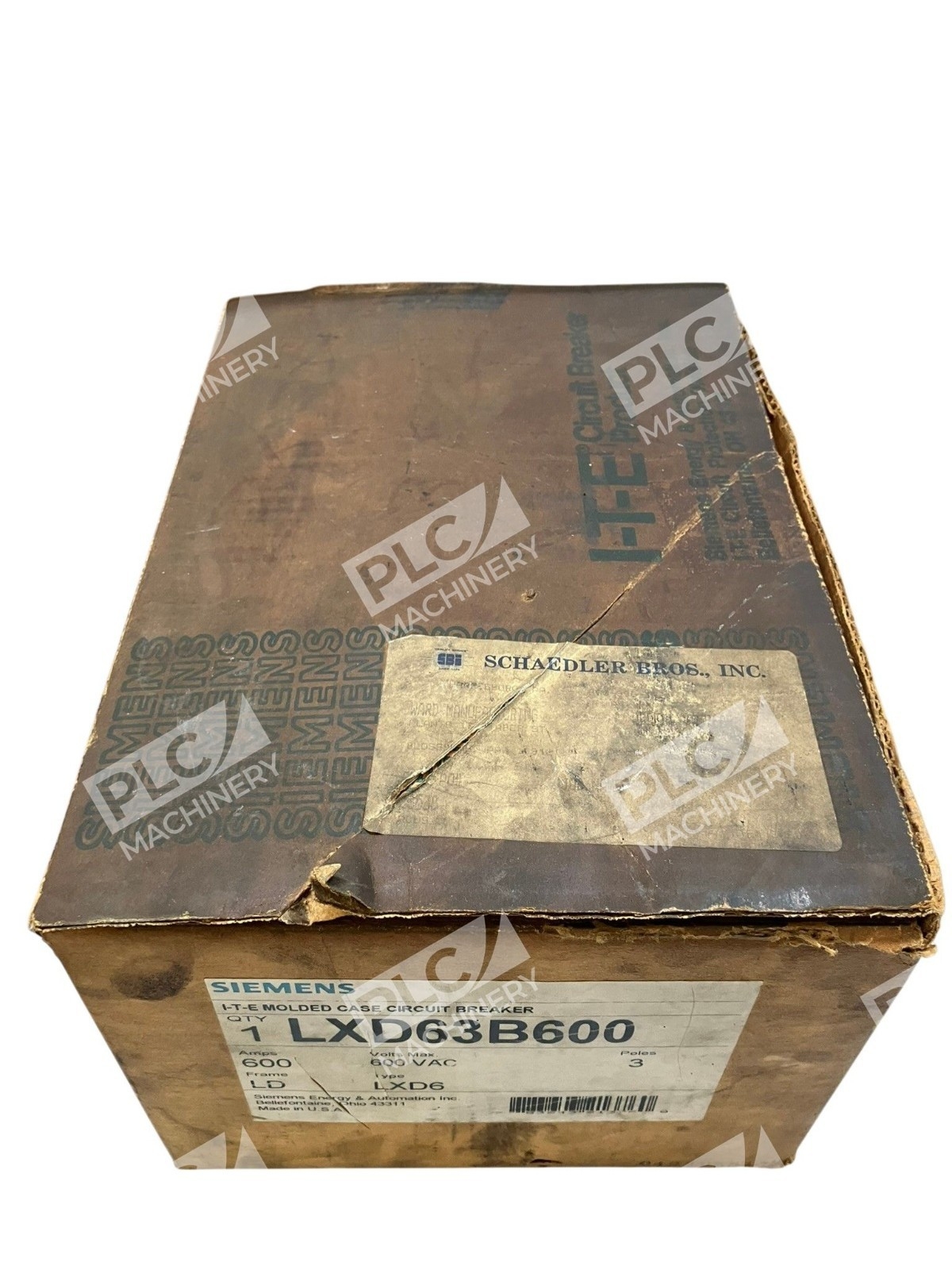 LXD63B600 - Siemens - I-T-E Molded Case Circuit Breaker 3P - Image 3